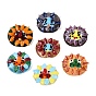Handmade Lampwork Beads, Persimmon & Sunflower