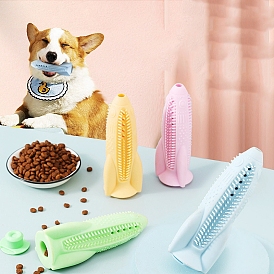 TPR Rubber Dog IQ Treat Mini Rocket Shape, Interactive Pet Food Dispenser, Leaky Slow Feeder, Dog Chew Teether Toy