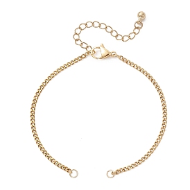 2.5мм 304 изготовление браслетов из нержавеющей стали с панцирным плетением, с круглыми пластиковыми подвесками ccb