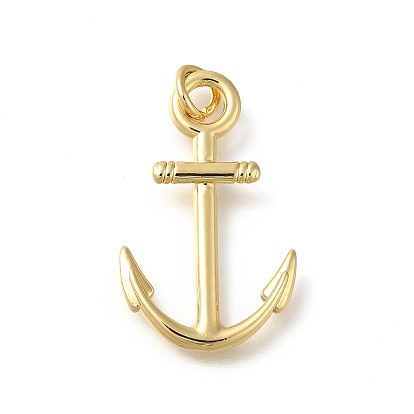 Стойка металлическая латунная микропрофилированная кубическая циркония подвески, долговечный, без свинца и без кадмия, Якорь прелести, с целью перехода в кольце