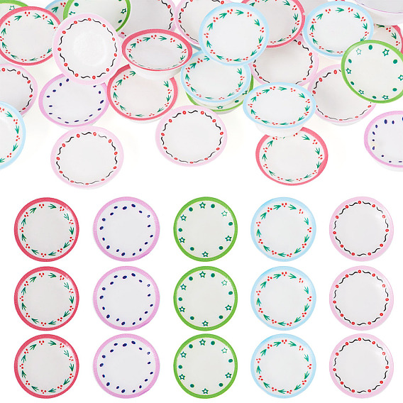 Plate Opaque Resin Display Decorations, Micro Landscape Decoration Accessories, Pretending Prop Decorations