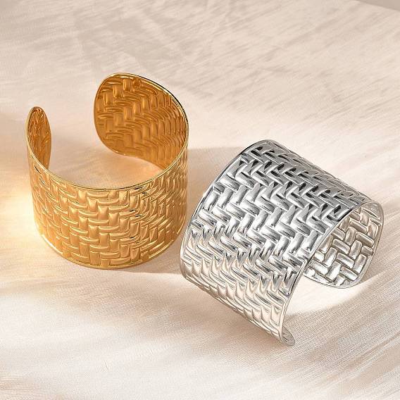 304 женские браслеты-манжеты из нержавеющей стали