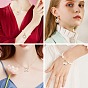 SUNNYCLUE 40Pcs 10 Style UV Plating Acrylic Pendants, with ABS Plastic Imitation Pearl Beads, Flat Round & Polygon & Fishbone & Trousers & Hand & Lady Bags & High-Heeled Shoes & Lock & Star