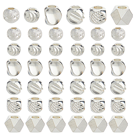 60 шт. 6 стили латунные бусины-проставки