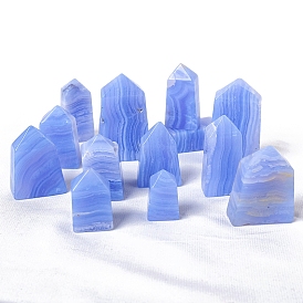 Natural Blue Lace Agate Diaplay Decoration
