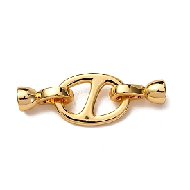 Латунь раз по сравнению с застежками, без никеля , овальные