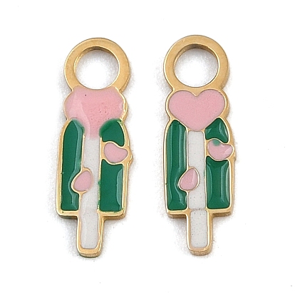 304 прелести нержавеющей стали, с эмалью, ионное покрытие (ip), очарование мороженого