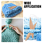 Nbeads 3Pcs 3 Style Circular Bamboo Knitting Needles, with PVC Plastic Findings, Weaving Tools Knitting Kits