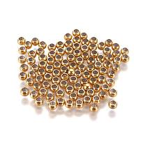 Ion Plating(IP) 304 Stainless Steel Spacer Beads, Round
