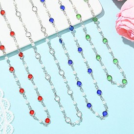 304 Ожерелье из нержавеющей стали с плоскими круглыми звеньями и жемчужинами из ракушек, женское., цвет нержавеющей стали