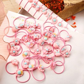 Cute Princess Hair Accessories for Girls, Elastic Headbands and Hair Ties without Damaging Hair