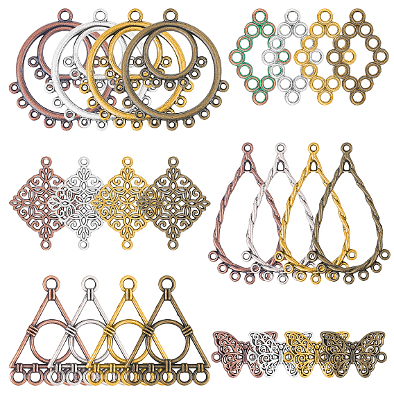 DIY Earring Kits, Alloy Pendants and Links