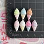 Непрозрачные кабошоны из смолы, мороженое