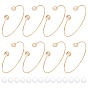 DIY Bangle Making Kits, including 304 Stainless Steel Cuff Blank Bangle Bases and Glass Cabochons