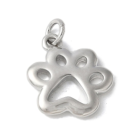 Латунные подвески, отпечатки кошачьих лап, с целью перехода в кольце, без свинца и без кадмия, долговечный