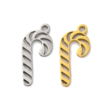 Рождественские 201 подвески из нержавеющей стали, лазерная резка, Очарование леденца