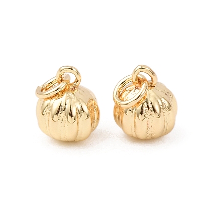 Латунные подвески, тыквенные прелести, без кадмия и без свинца, стойки покрытие, долговечный, с целью перехода в кольце