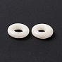 Natural White Agate Beads, Disc/Donut