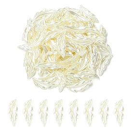 80подвески из искусственного жемчуга из абс-пластика, перо