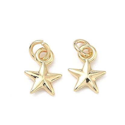 Латунные подвески, звезды прелести, долговечный, стойки покрытие