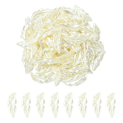 80подвески из искусственного жемчуга из абс-пластика, перо