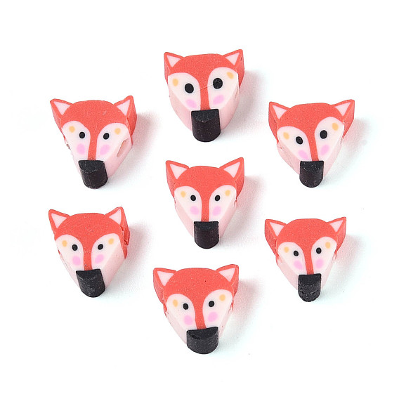 Бусины из полимерной глины , лиса
