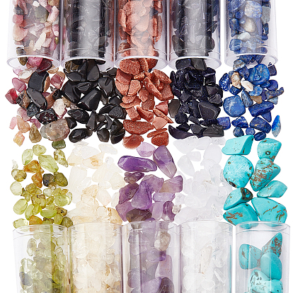 180g 10 стильные бусины из натуральных и синтетических драгоценных камней, нет отверстий / незавершенного, чип