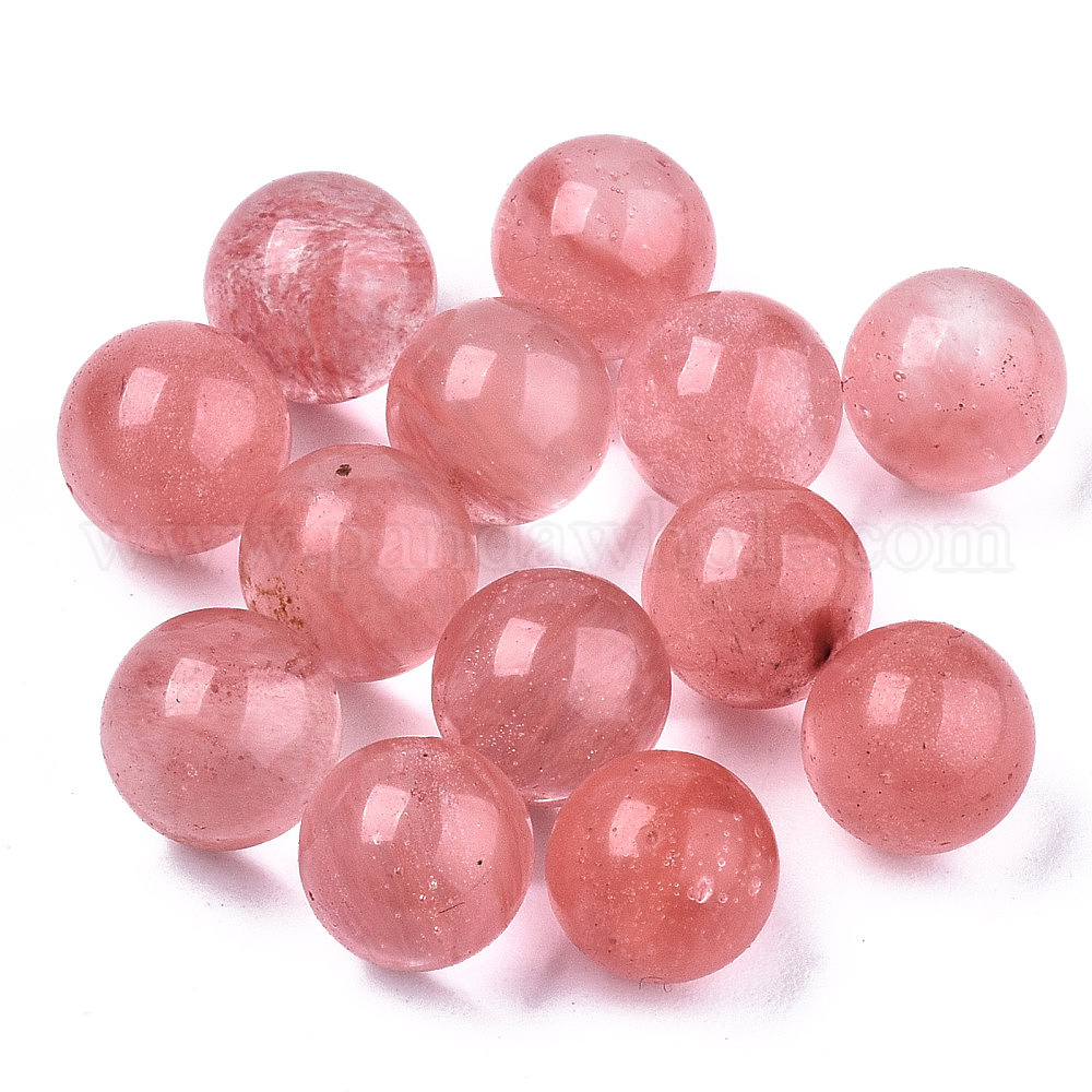 Wholesale Cherry Quartz Glass European Beads 