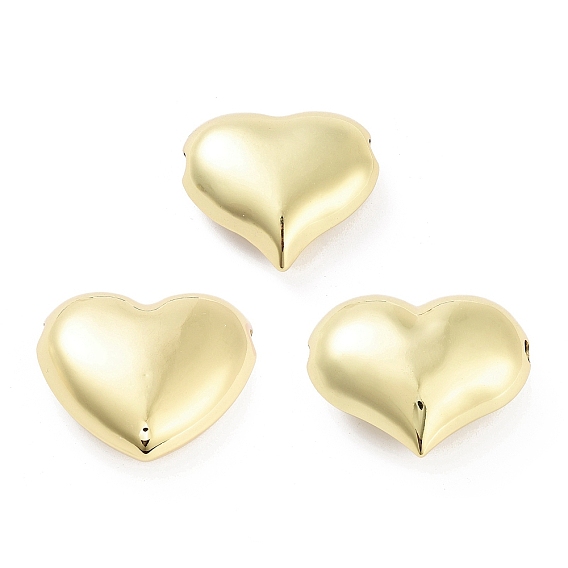 Стойки обшивки латунные бусины, долговечный, без свинца и без кадмия, сердце