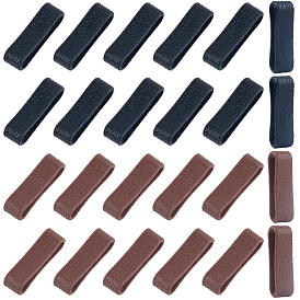 40шт. 2 цвета TPU петли-держатели, пряжка мужского ремня, прямоугольные