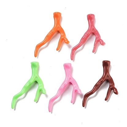 Акриловые кулон, имитация коралла