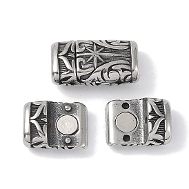 Tibetan Style 316 Surgical Stainless Steel Magnetic Clasps