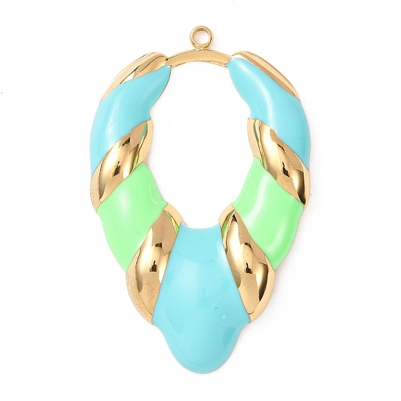 304 подвески из нержавеющей стали, с эмалью, слезинки