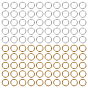1000Pcs 2 Colors 304 Stainless Steel Jump Rings, Open Jump Rings, Metal Connectors for DIY Jewelry Crafting and Keychain Accessories