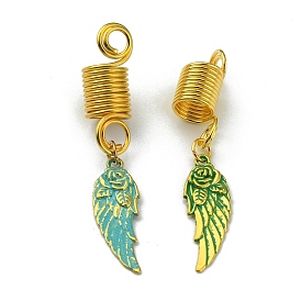 Alloy Dreadlocks Beads, Braiding Hair Pendants Decoration Clips, for Hair Styling
