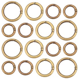 16 шт. 4 пружинные кольца из сплава, без кадмия и без свинца