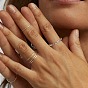 925 Sterling Silver Finger Rings, Infinity Ring for Women, Hollow Ring, with S925 Stamp