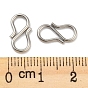 304 из нержавеющей стали S-крюк пряжки, для ожерелья, изготовление браслетов