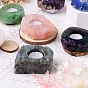 Natural Gemstone Candle Holders, Reiki Energy Stone Candlestick