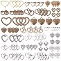 Tibetan Style Alloy Pendants, Heart