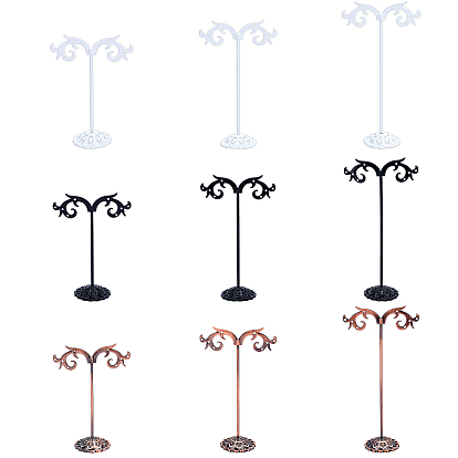Solid Iron Plating Earring Display Stand Sets