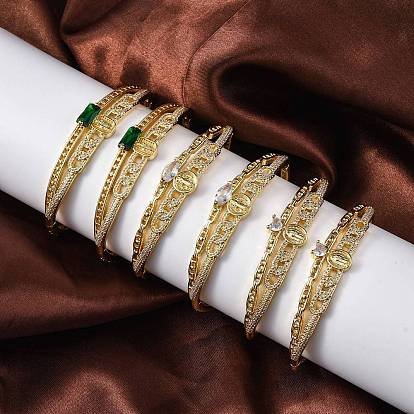 Браслеты с подвесками из латуни с микропаве из кубического циркония, без свинца и без кадмия, девственница выходит замуж за короля