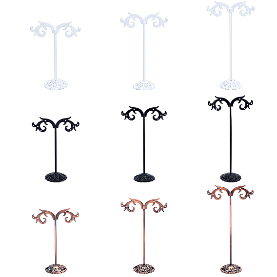 Solid Iron Plating Earring Display Stand Sets