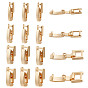 16 наборы 4 стили экологически чистые латунные застежки для часовых ремешков, долговечный, без свинца и без кадмия