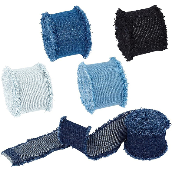 5 piezas 5 colores cinta de poliéster, adorno de ropa
