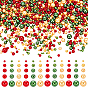 1860 шт 15 цвета акриловые бусины с имитацией жемчуга, без отверстия , круглые