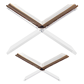 2шт. 2 варианты акриловых подставок для книг, настольные подставки для книг, полка для чтения книг