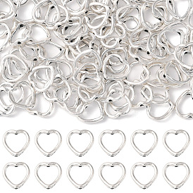 100шт. рамка для бусин в тибетском стиле, без свинца и без кадмия, без никеля , сердце