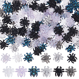 120 шт. 6 цвета смоляные кабошоны в виде пауков, ногтей декоративные аксессуары