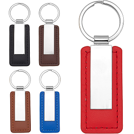 5шт 5 цвета брелок из искусственной кожи, С результатами железа и сплавов